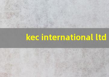 kec international ltd